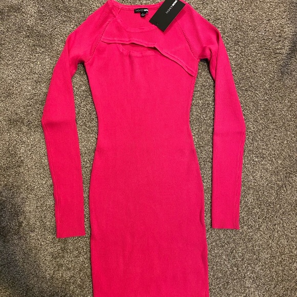 Ribbed Mini Dress - Picture 3 of 4